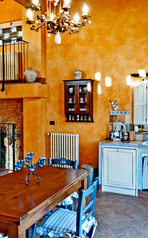 Cottage Colle Di Sotto: Keuken, Lunchroom