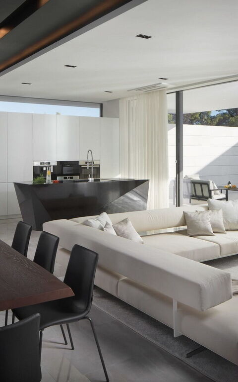 Orvas Villa 82: Keuken, Lunchroom, Woonkamer