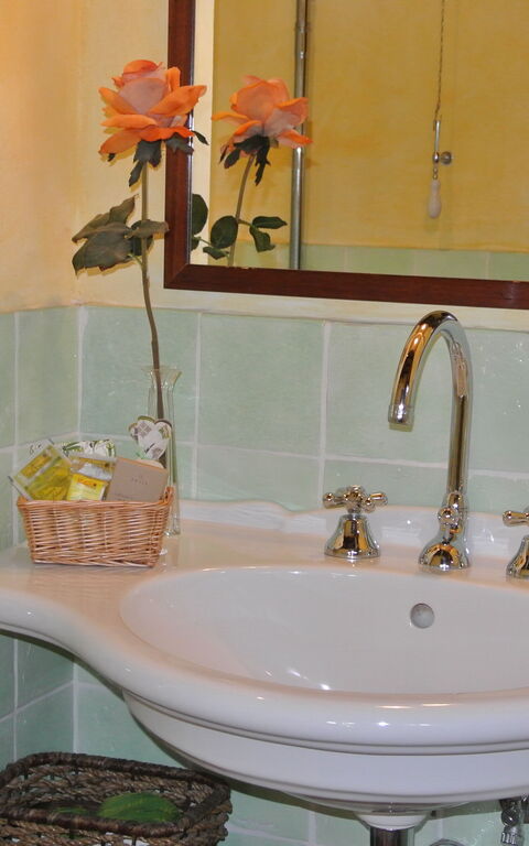 Casale Della Torre: Badkamer