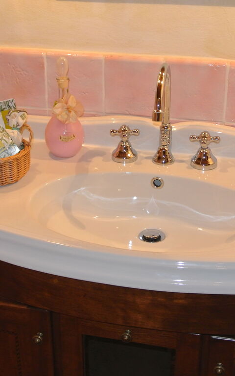 Casale Della Torre: Badkamer