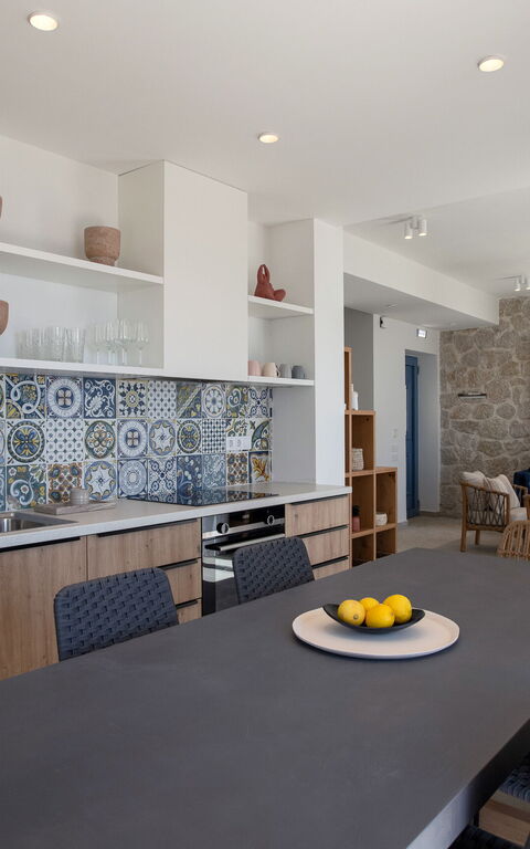 Villa Thea Mare Maistro: Keuken, Lunchroom