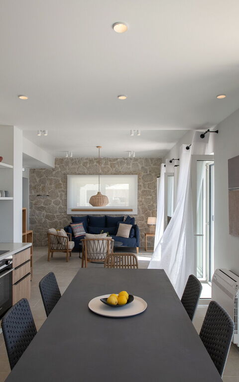 Villa Thea Mare Maistro: Keuken, Lunchroom