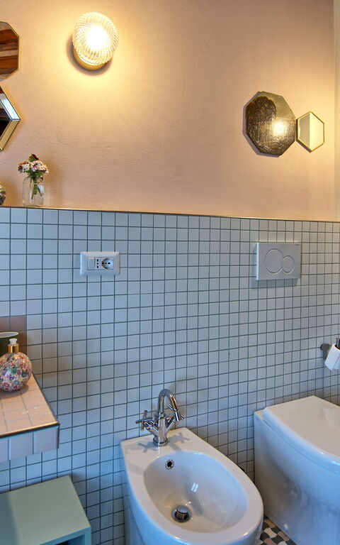 Villa Casciani: Badkamer