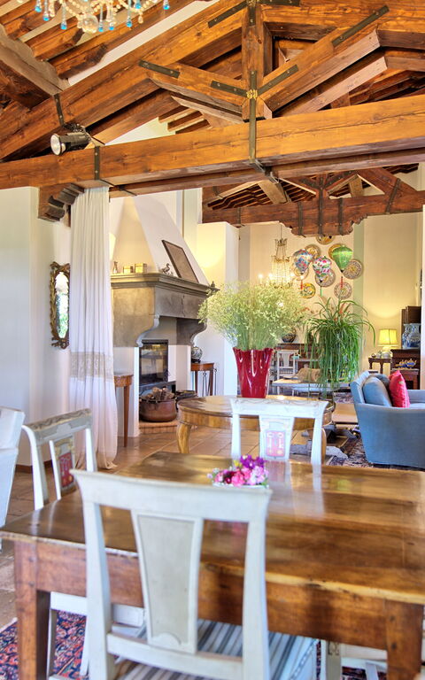 Villa Casciani: Lunchroom, Woonkamer