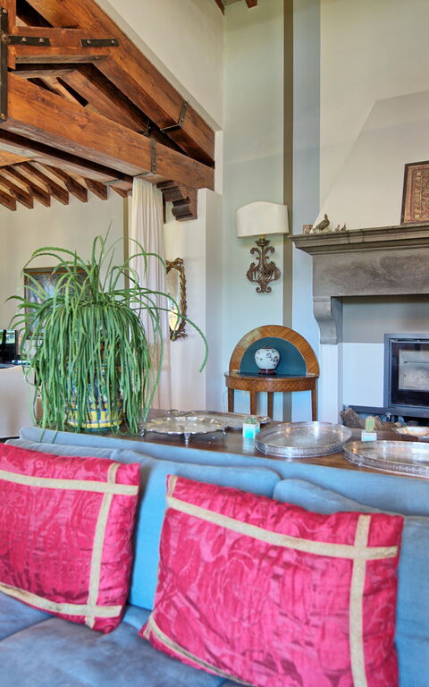 Villa Casciani: Lunchroom, Woonkamer