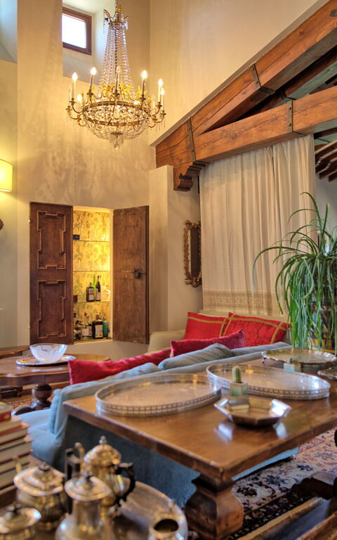 Villa Casciani: Lunchroom, Woonkamer