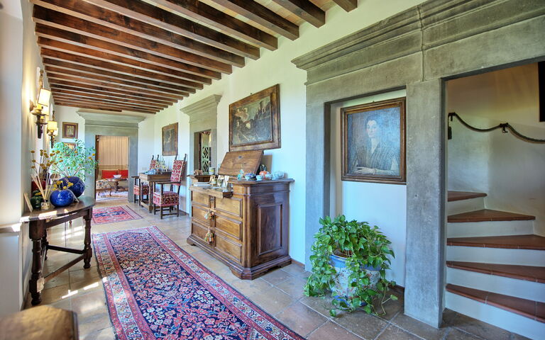 Villa Casciani: Woonkamer