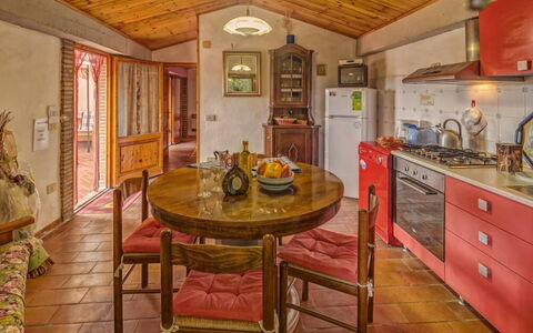 Accommodatie Leccino 4: Keuken, Lunchroom