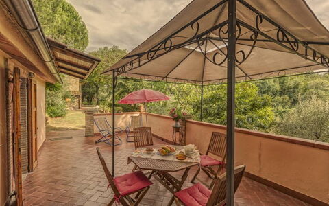 Accommodatie Leccino 4: Balkon / terras / patio