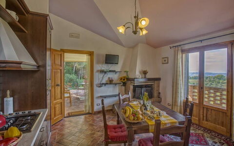 Accommodatie Leccino 5: Keuken, Lunchroom