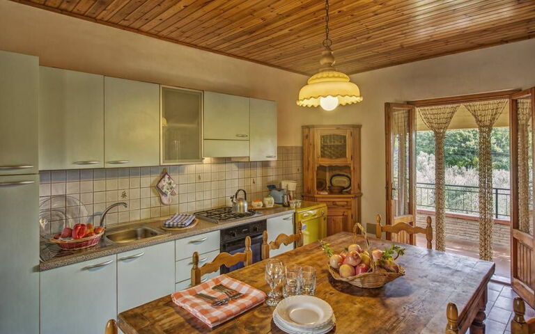 Accommodatie Leccino 1: Keuken, Lunchroom