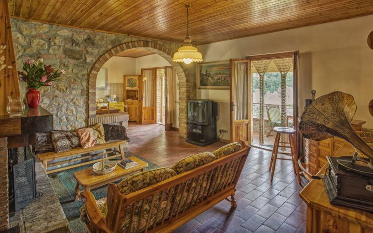 Accommodatie Leccino 1: Woonkamer