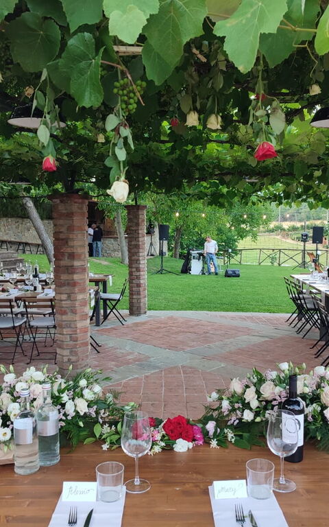 Le Fornaci: Balkon / terras / patio, Buitenkanten, Buitenshuis