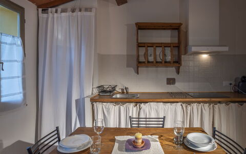 Accommodatie Mattacchione: Keuken, Lunchroom