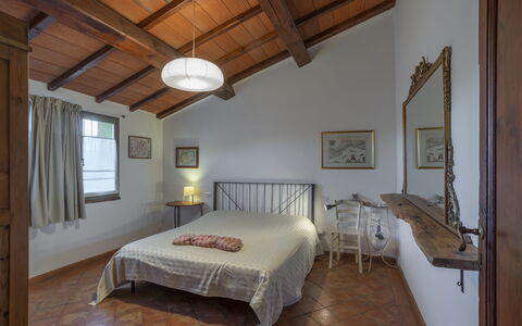 Accommodatie Mattacchione: slaapkamer