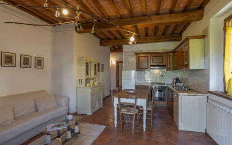 Accommodatie Grillo: Keuken, Lunchroom, Woonkamer