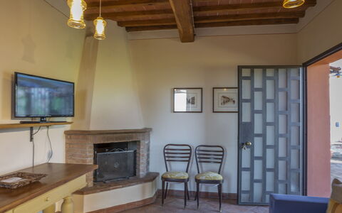 Accommodatie La Maria e Cecco: Woonkamer