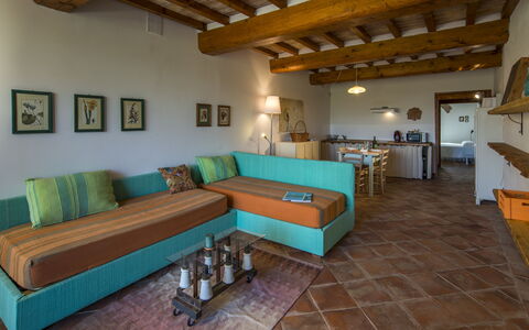 Accommodatie Lollo: Woonkamer