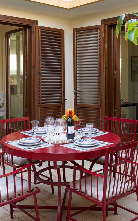 Villa Coralia: Balkon / terras / patio