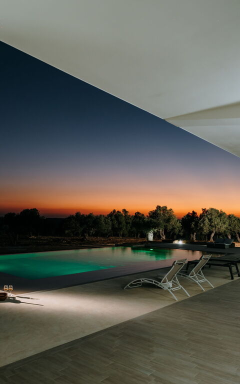 Villa Infinito: Balkon / terras / patio, Buitenkanten, Buitenshuis, Keer bekeken, zwembad