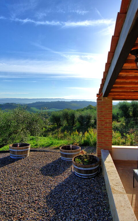 Casa Andrea: Balkon / terras / patio, Buitenshuis, Keer bekeken