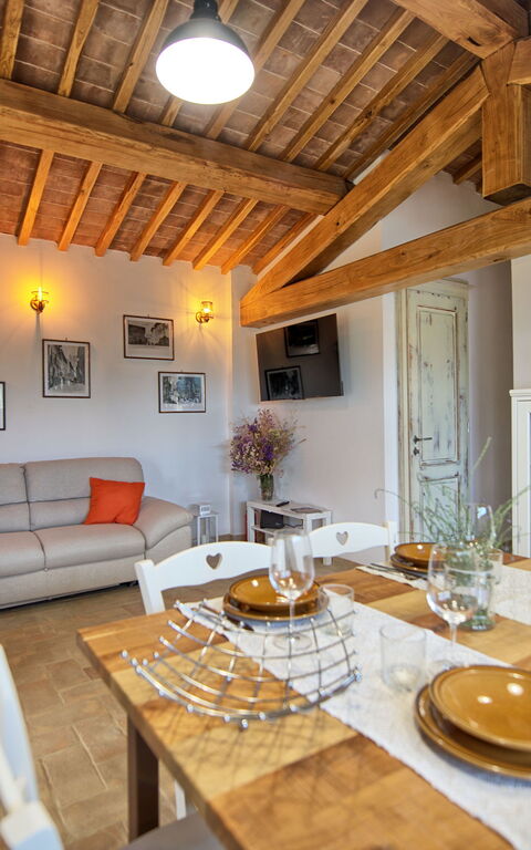 Casa Andrea: Keuken, Lunchroom, Woonkamer