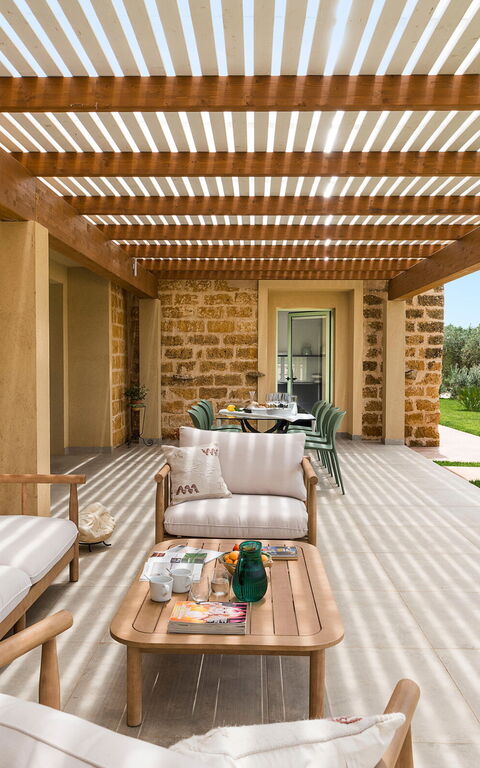 Villa Cavalè: Balkon / terras / patio, Buitenkanten, Buitenshuis, Tuin