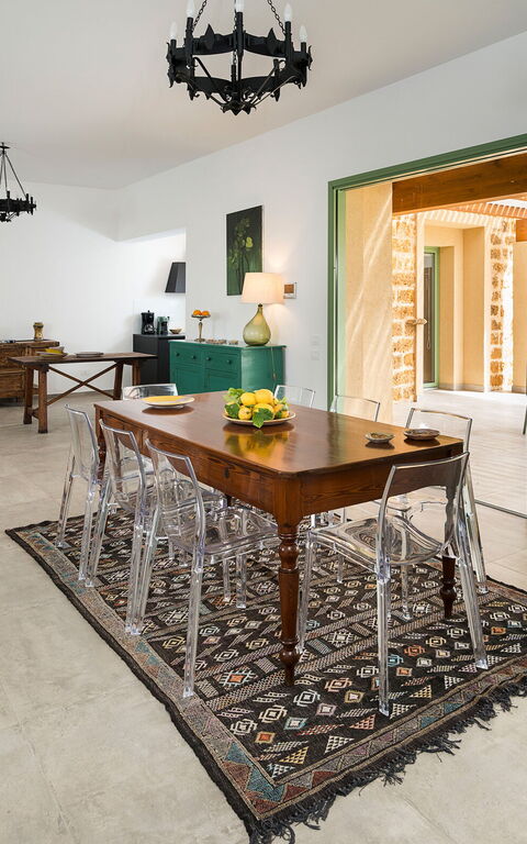 Villa Cavalè: Lunchroom, Woonkamer