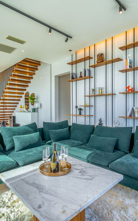 Villa Allina: Woonkamer