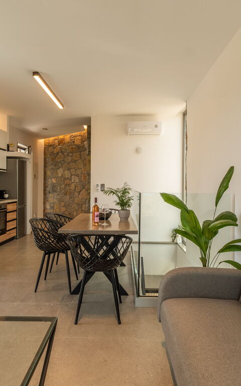 Venetian Villa: Keuken, Lunchroom, Woonkamer