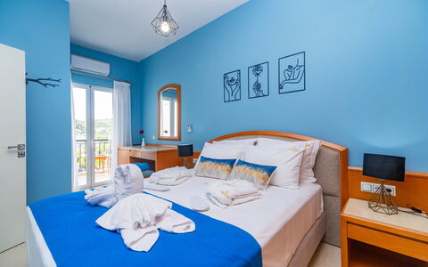 Accommodatie Christianna Apartments 1: slaapkamer