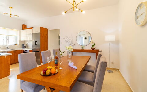Accommodatie Christianna Apartments 1: Keuken, Lunchroom, Woonkamer
