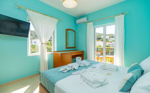 Accommodatie Christianna Apartments 1: slaapkamer