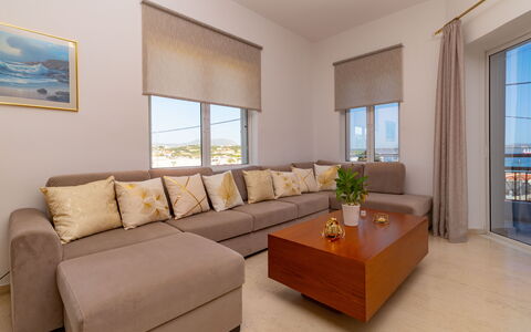 Accommodatie Christianna Apartments 2: Keuken, Lunchroom, Woonkamer