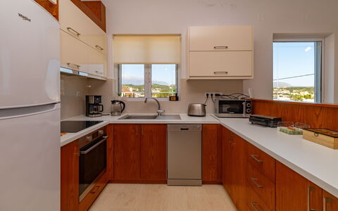 Accommodatie Christianna Apartments 2: Keuken, Lunchroom, Woonkamer