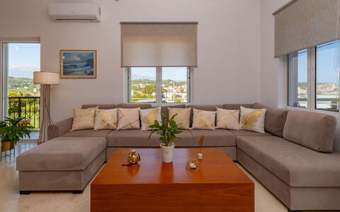 Accommodatie Christianna Apartments 2: Keuken, Lunchroom, Woonkamer