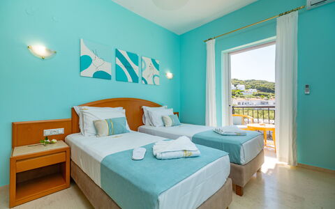 Accommodatie Christianna Apartments 2: slaapkamer