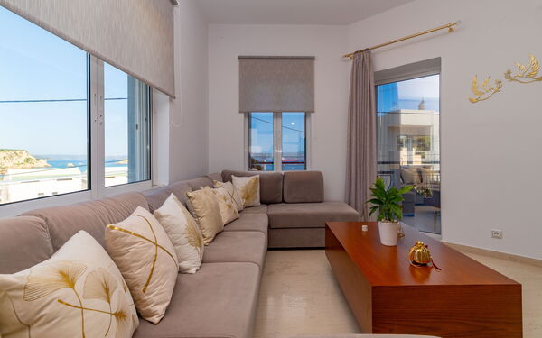 Accommodatie Christianna Apartments 2: Keuken, Lunchroom, Woonkamer