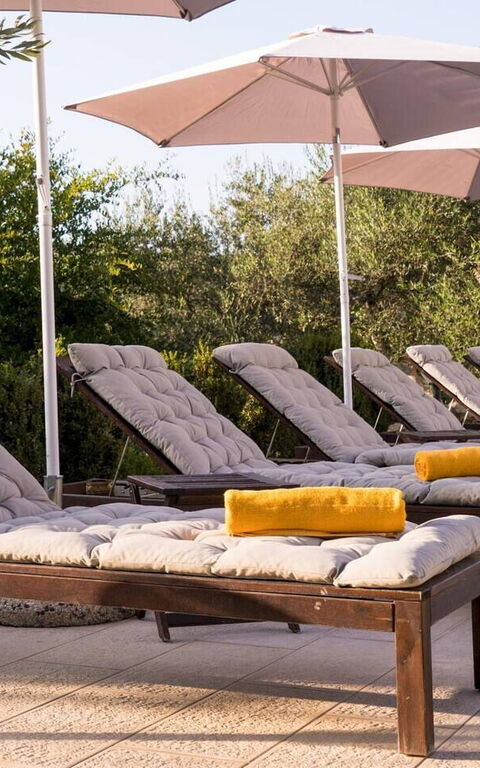 Villa Aetheria: Balkon / terras / patio, Buitenkanten, Buitenshuis