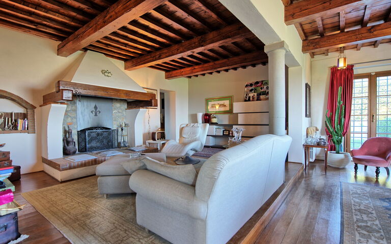 Villa Marusca: Woonkamer
