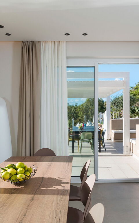 Villa Castalia: Keuken, Lunchroom