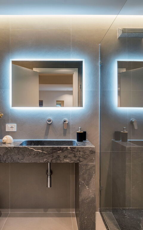 Villa Castalia: Badkamer