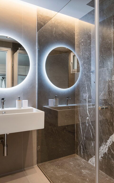 Villa Castalia: Badkamer