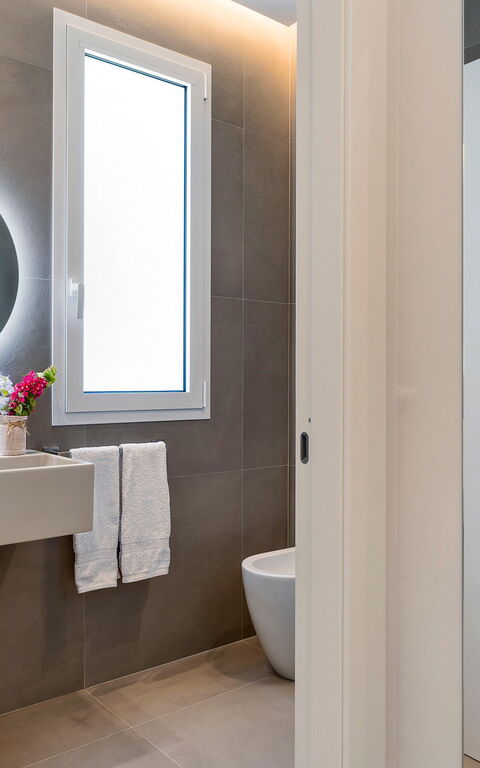 Villa Castalia: Badkamer