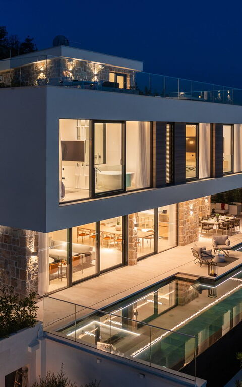 Villa Olive Vista 2: Balkon / terras / patio, Buitenkanten, Buitenshuis, zwembad