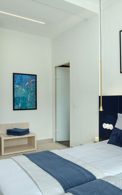 Villa Aurora Blue: slaapkamer