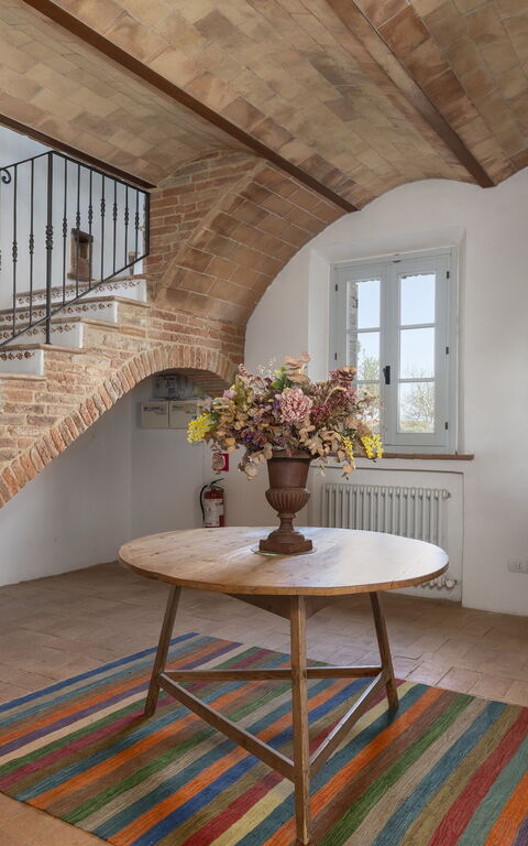 Casale Delle Mele: Woonkamer