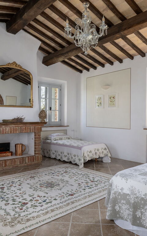 Casale Delle Mele: slaapkamer