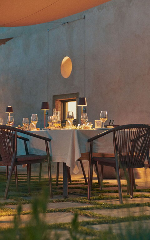 Villa Elmi: Balkon / terras / patio, Buitenkanten, Buitenshuis