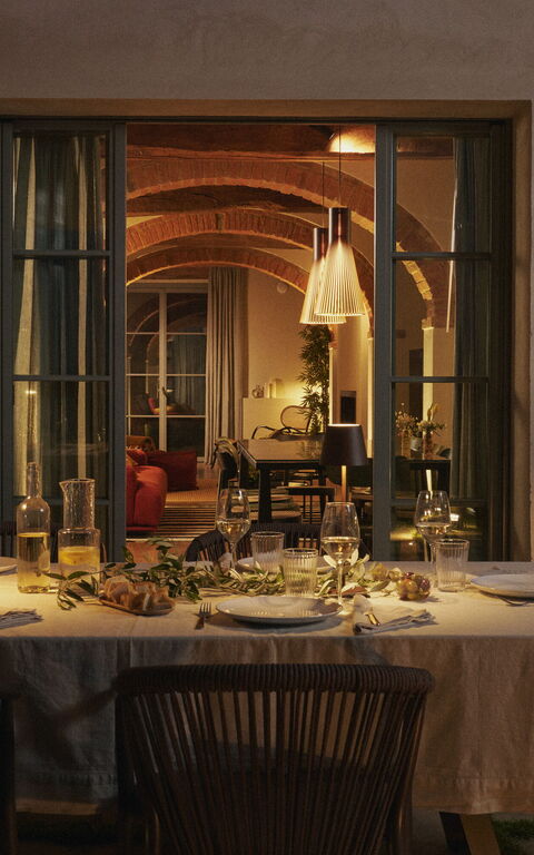 Villa Elmi: Balkon / terras / patio, Buitenkanten, Buitenshuis